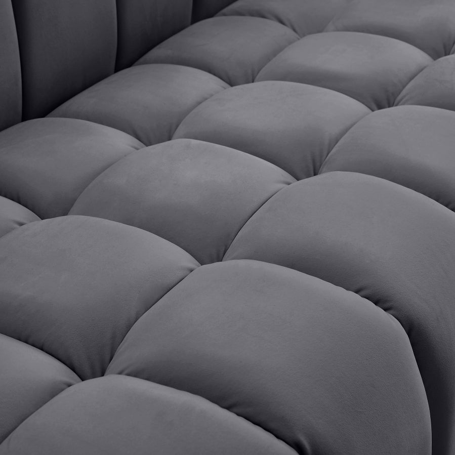 Chaise Gwen en velours