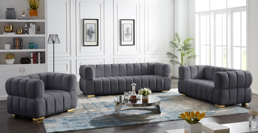 Causeuse en velours Gwen 