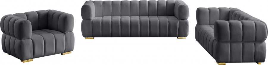 Causeuse en velours Gwen 