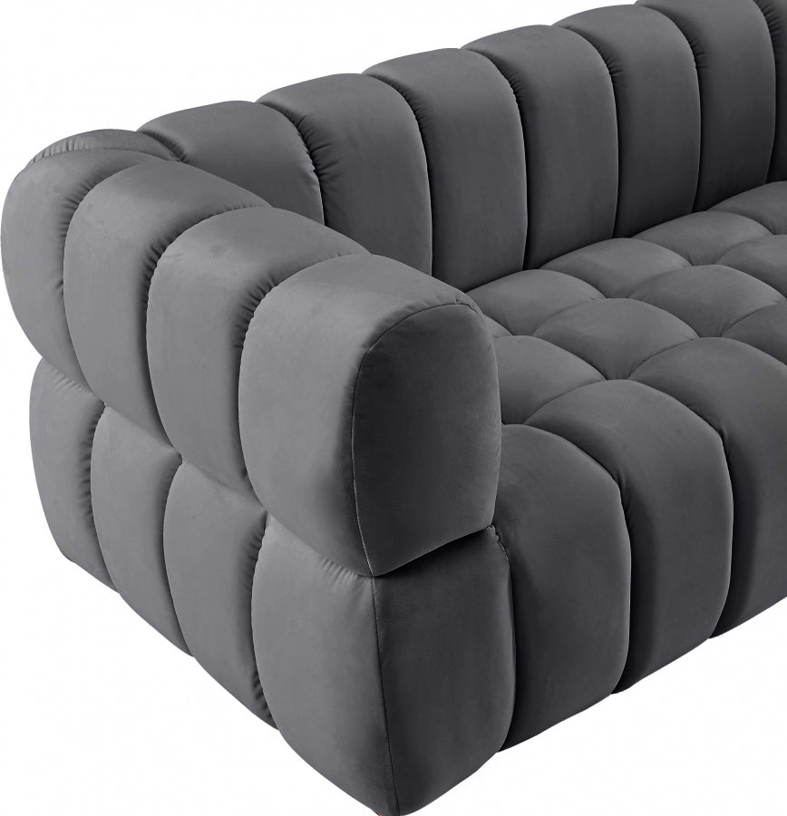 Causeuse en velours Gwen 