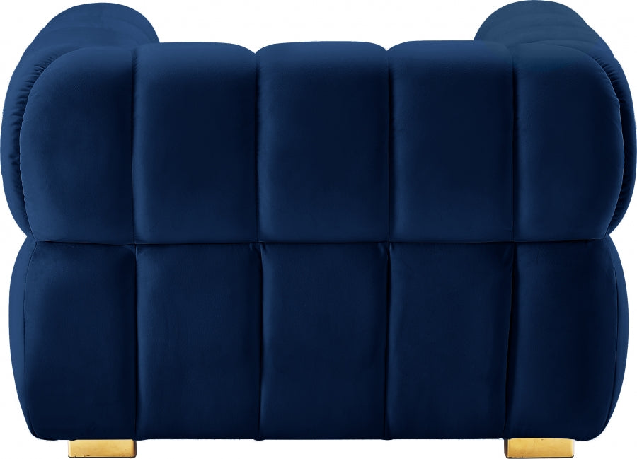 Chaise Gwen en velours