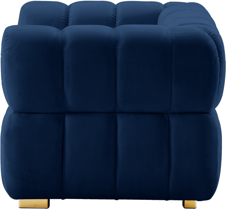 Chaise Gwen en velours