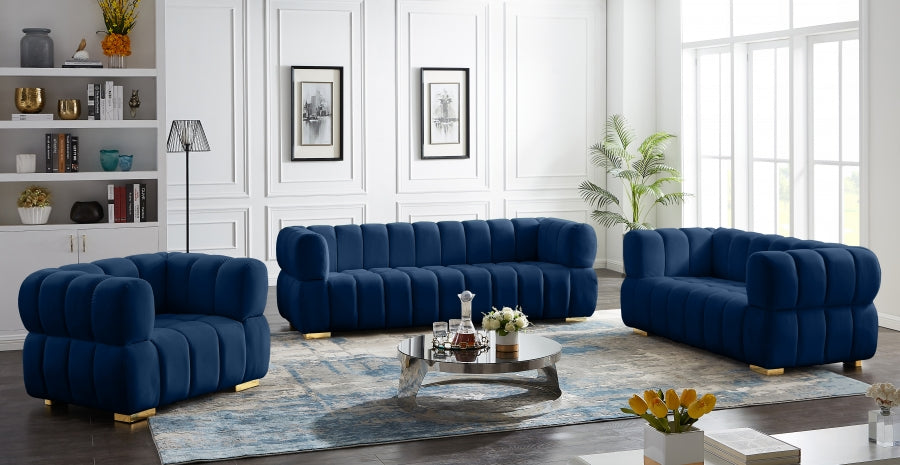 Causeuse en velours Gwen 