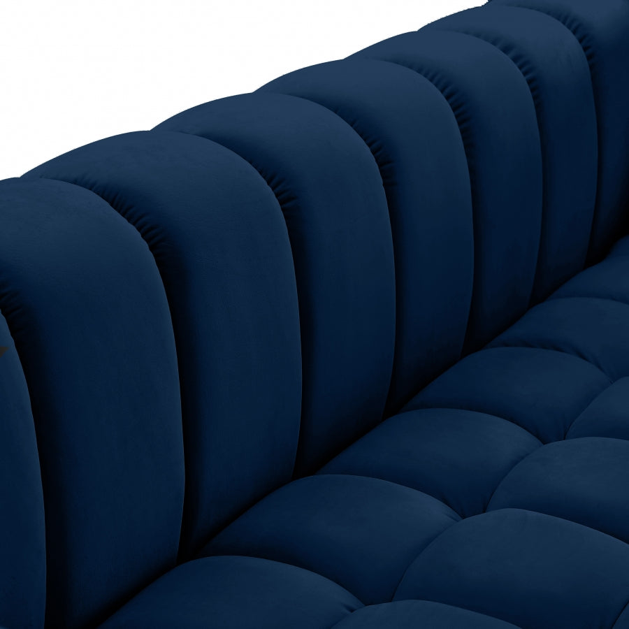 Causeuse en velours Gwen 