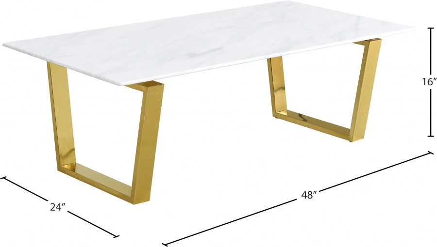 Table basse Cameron or