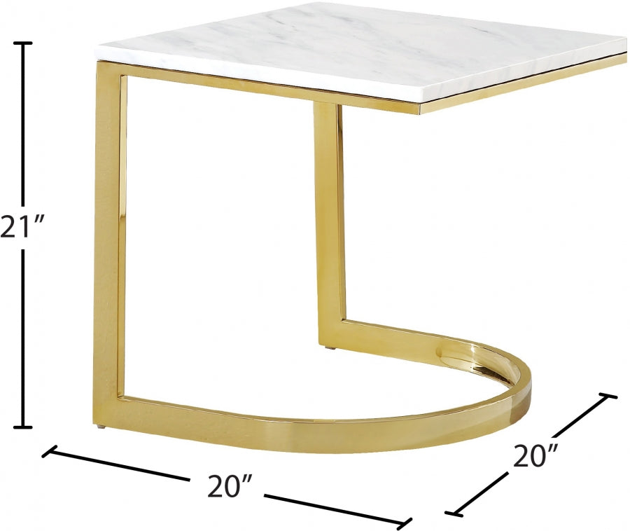 Table d'appoint dorée London