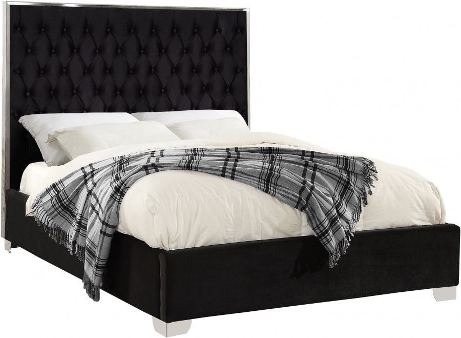 Lit en velours Lexi