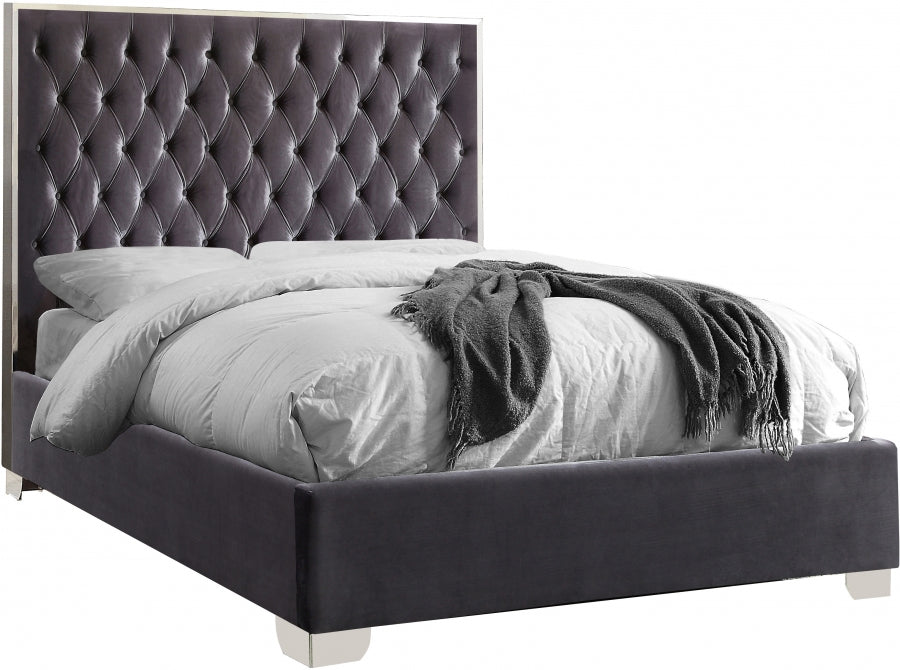 Lit en velours Lexi