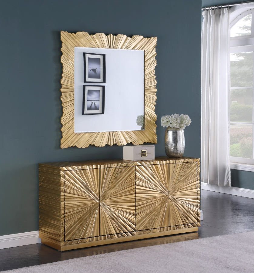 Miroir doré