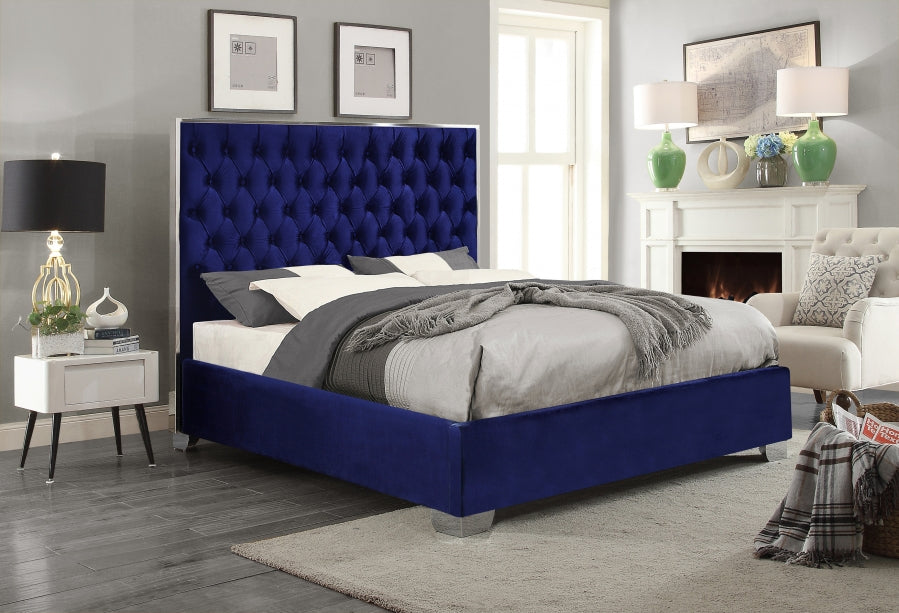 Lit en velours Lexi