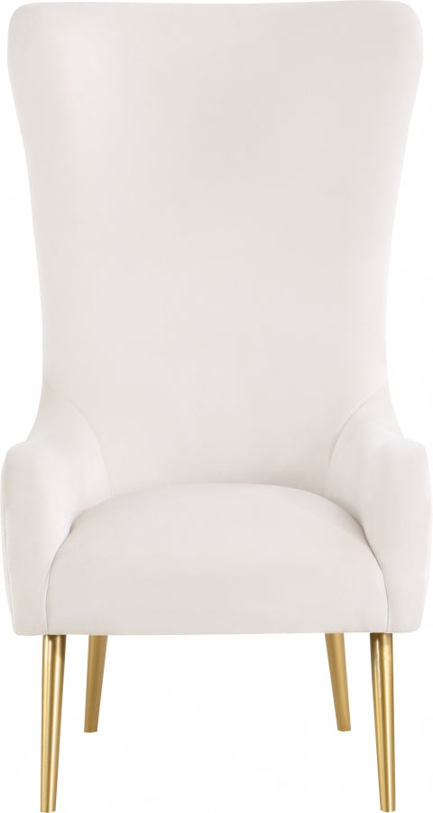 Chaise d'appoint en velours Alexander