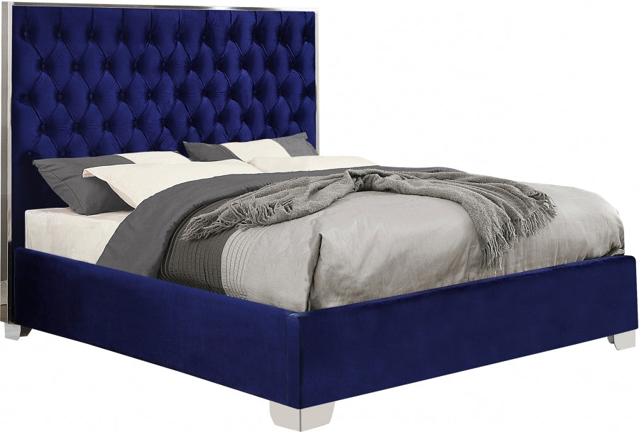 Lit en velours Lexi
