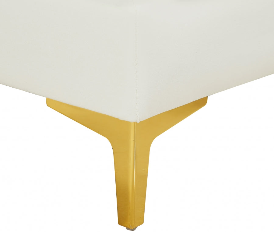 Sectionnel modulaire en velours Alina
