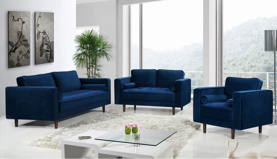 Chaise Emily en velours