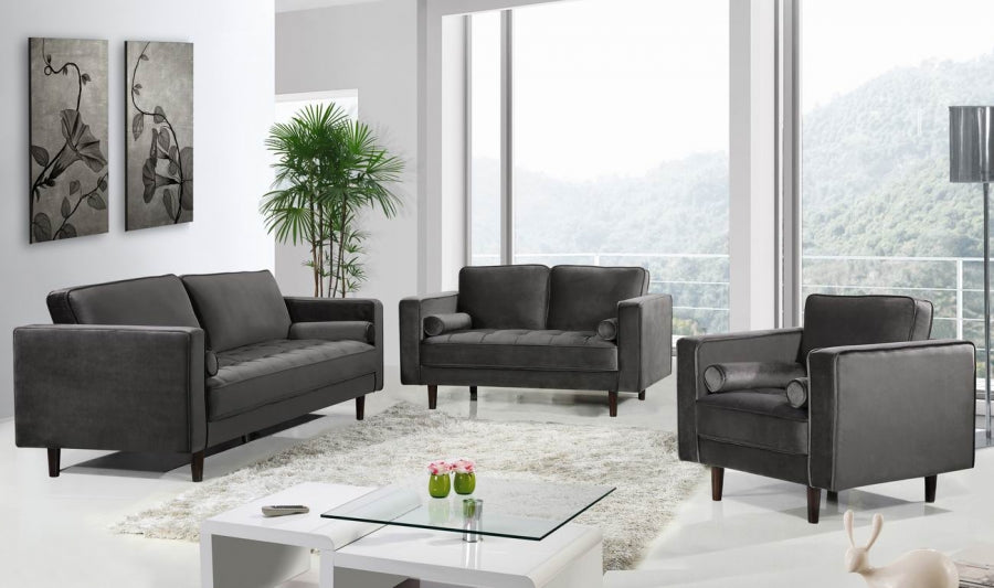 Chaise Emily en velours