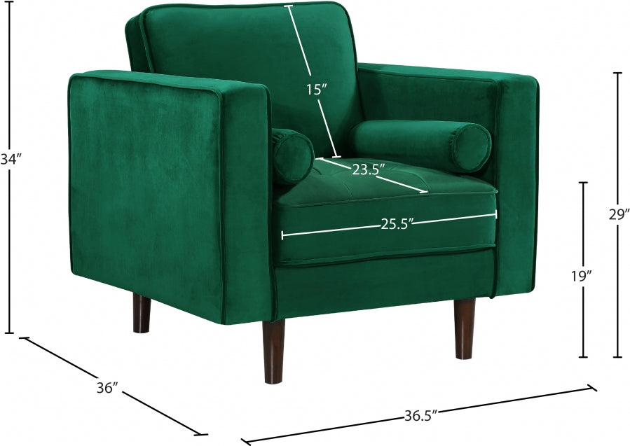 Chaise Emily en velours
