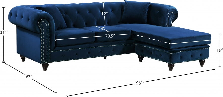 Sabrina Velours Réversible 2pc. En coupe