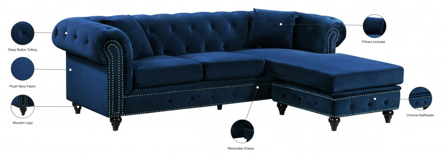 Sabrina Velours Réversible 2pc. En coupe