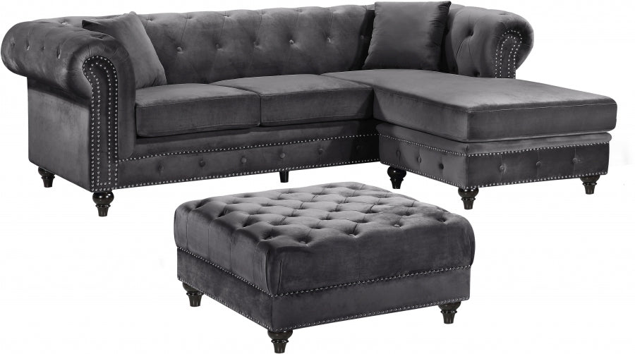 Sabrina Velours Réversible 2pc. En coupe