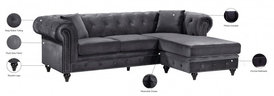 Sabrina Velours Réversible 2pc. En coupe