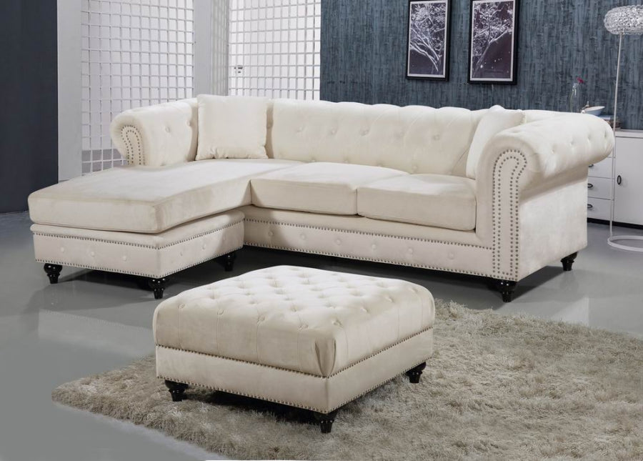Sabrina Velours Réversible 2pc. En coupe
