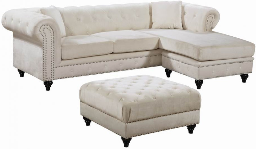 Sabrina Velours Réversible 2pc. En coupe
