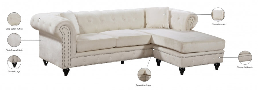 Sabrina Velours Réversible 2pc. En coupe