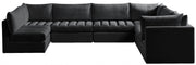 Sectionnel modulaire en velours Jacob