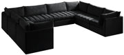Sectionnel modulaire en velours Jacob