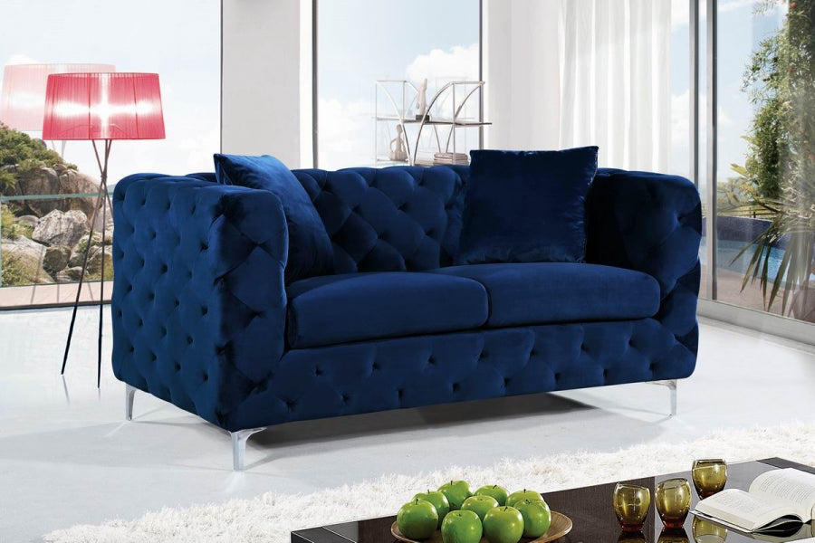 Causeuse en velours Scarlett 