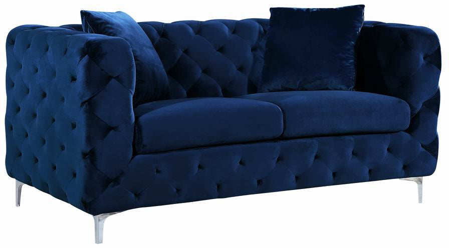 Causeuse en velours Scarlett 