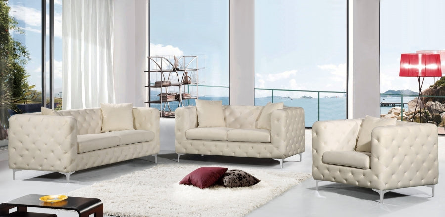 Causeuse en velours Scarlett 