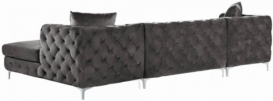 Gail Velours 3pc. En coupé