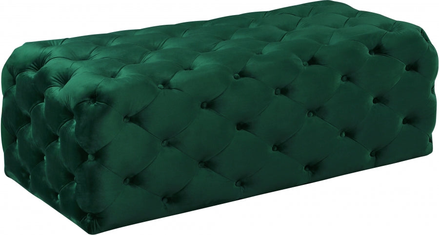 Pouf en velours Casey | Banc