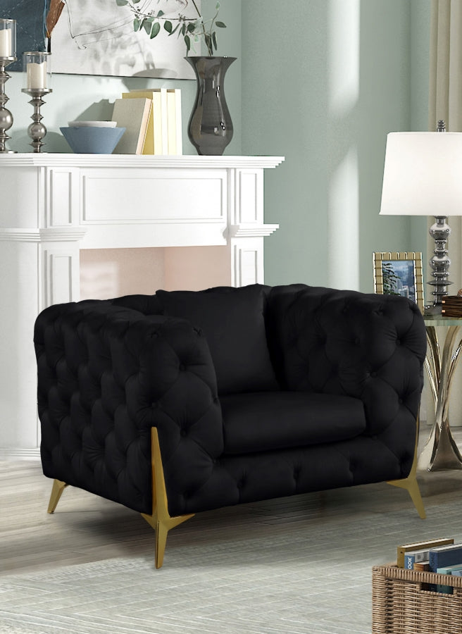 Chaise en velours Kingdom