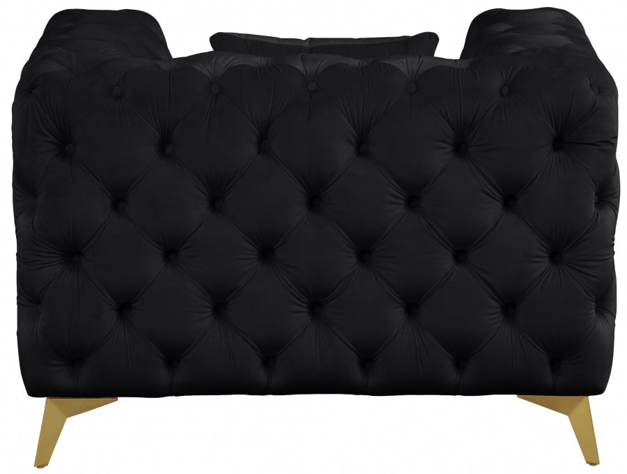 Chaise en velours Kingdom