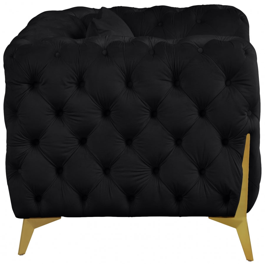 Chaise en velours Kingdom
