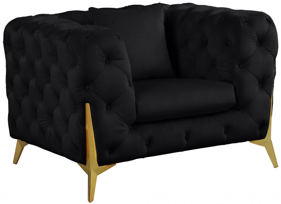 Chaise en velours Kingdom