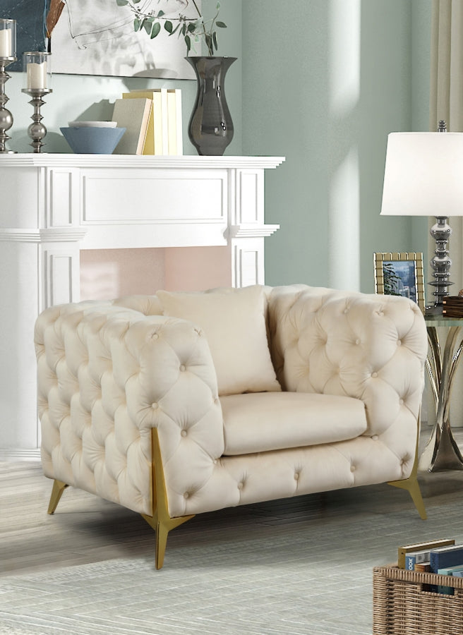 Chaise en velours Kingdom