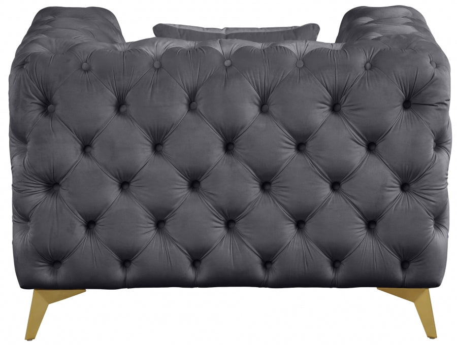 Chaise en velours Kingdom