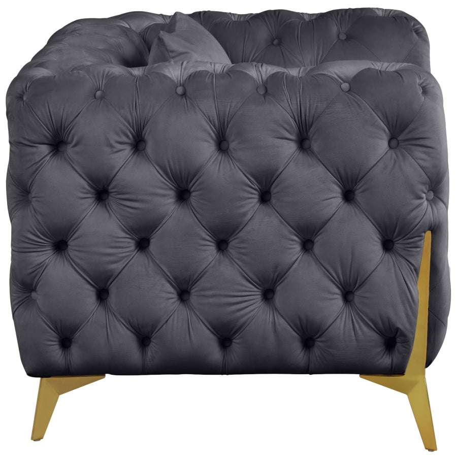 Chaise en velours Kingdom