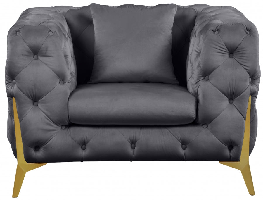 Chaise en velours Kingdom