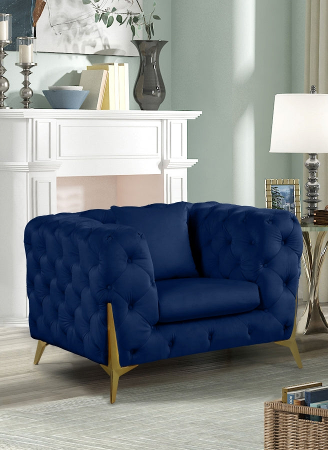 Chaise en velours Kingdom