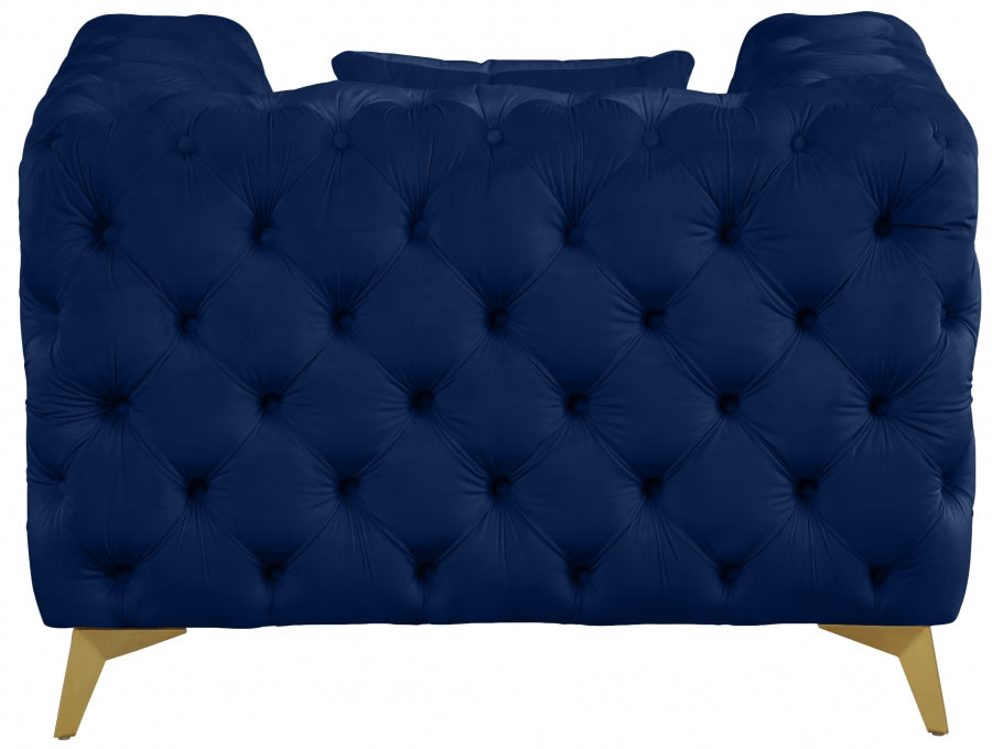 Chaise en velours Kingdom