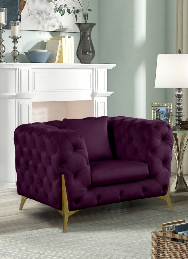 Chaise en velours Kingdom
