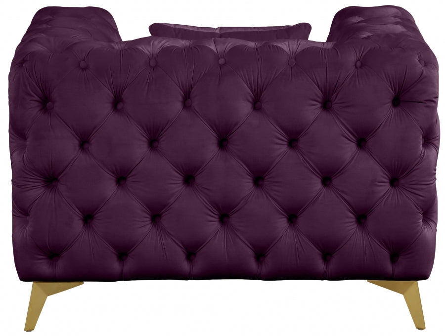 Chaise en velours Kingdom
