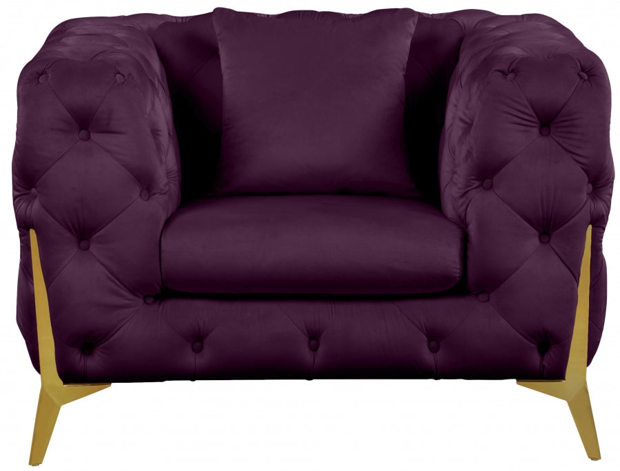 Chaise en velours Kingdom