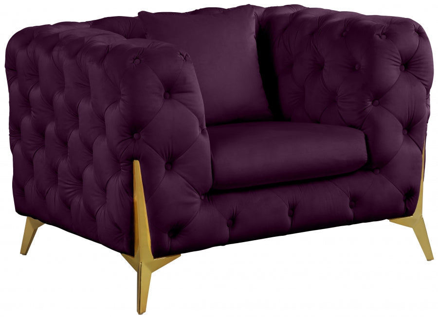 Chaise en velours Kingdom
