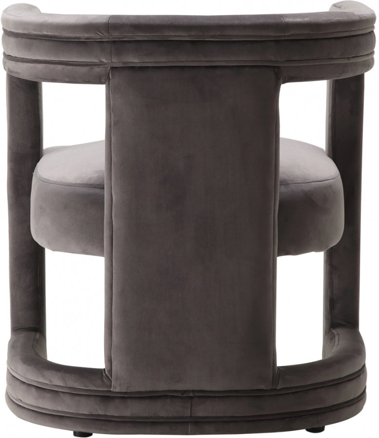 Chaise de salle à manger/d'appoint en velours Blair