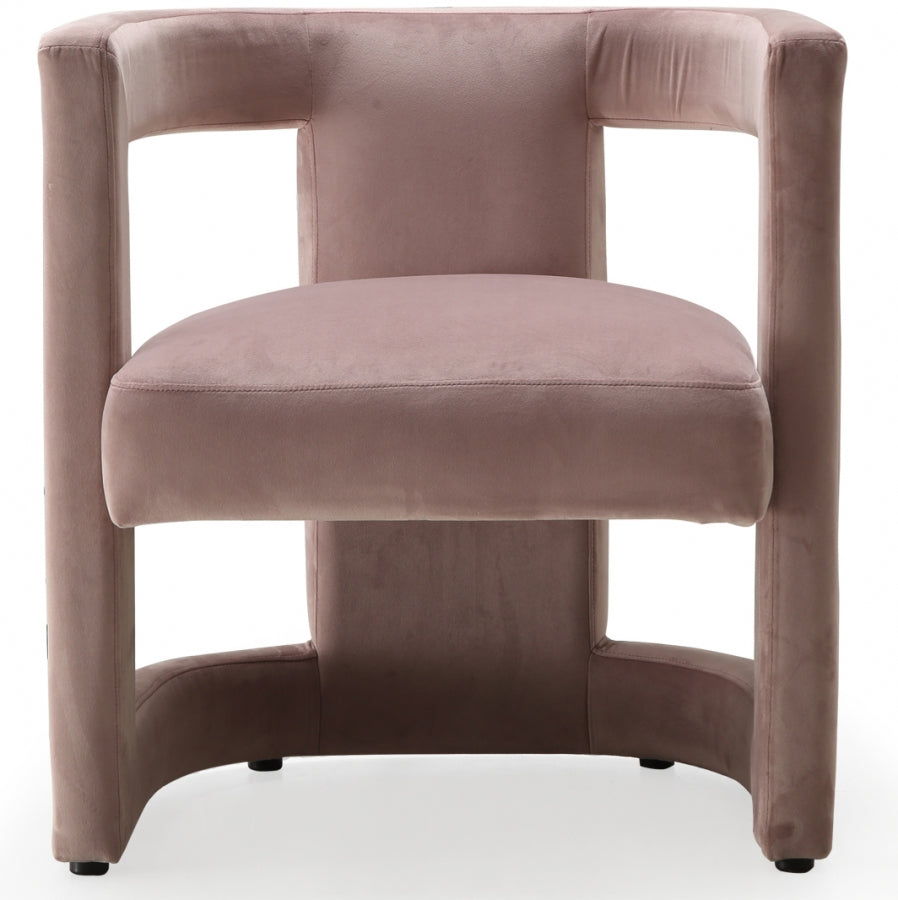 Chaise de salle à manger/d'appoint en velours Blair